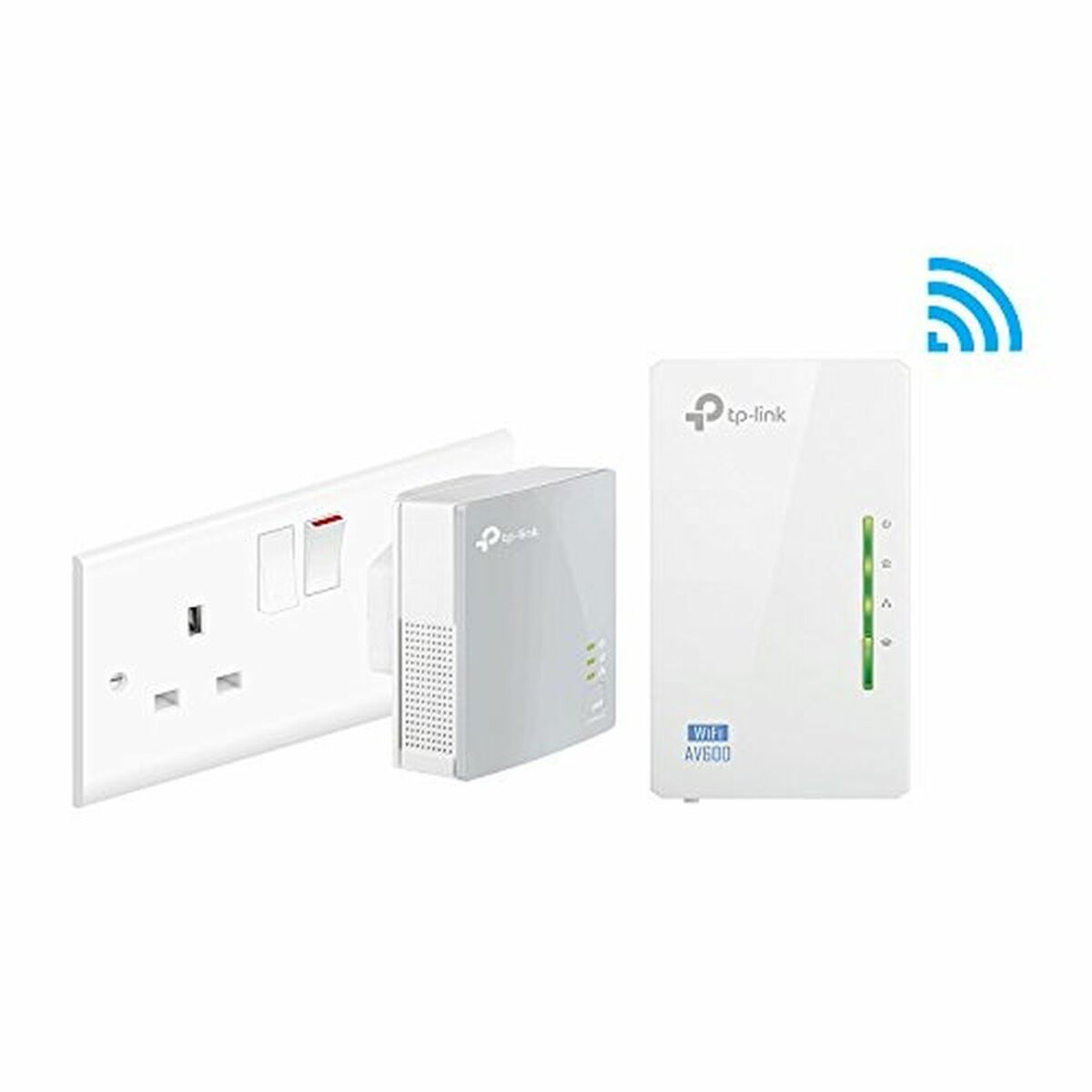 TP-Link AV600 Wi-Fi PLC-Adapter (2 Stück)