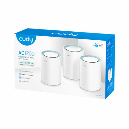 Punto de Acceso Cudy M1300 3-PACK