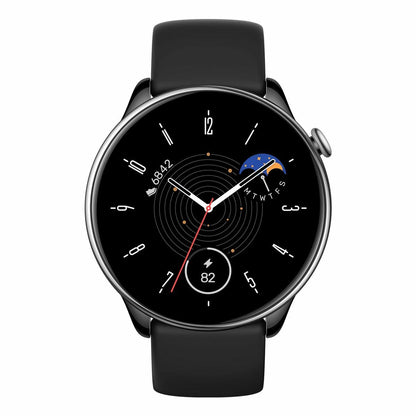 Amazfit GTR Mini, schwarze Smartwatch, 1,28 Zoll
