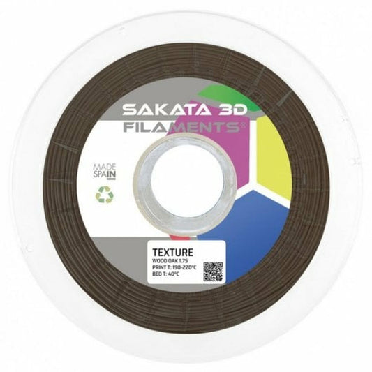 Sakata 3D-Filamentspule 10417657 PLA TEXTURE Ø 1,75 mm Braun