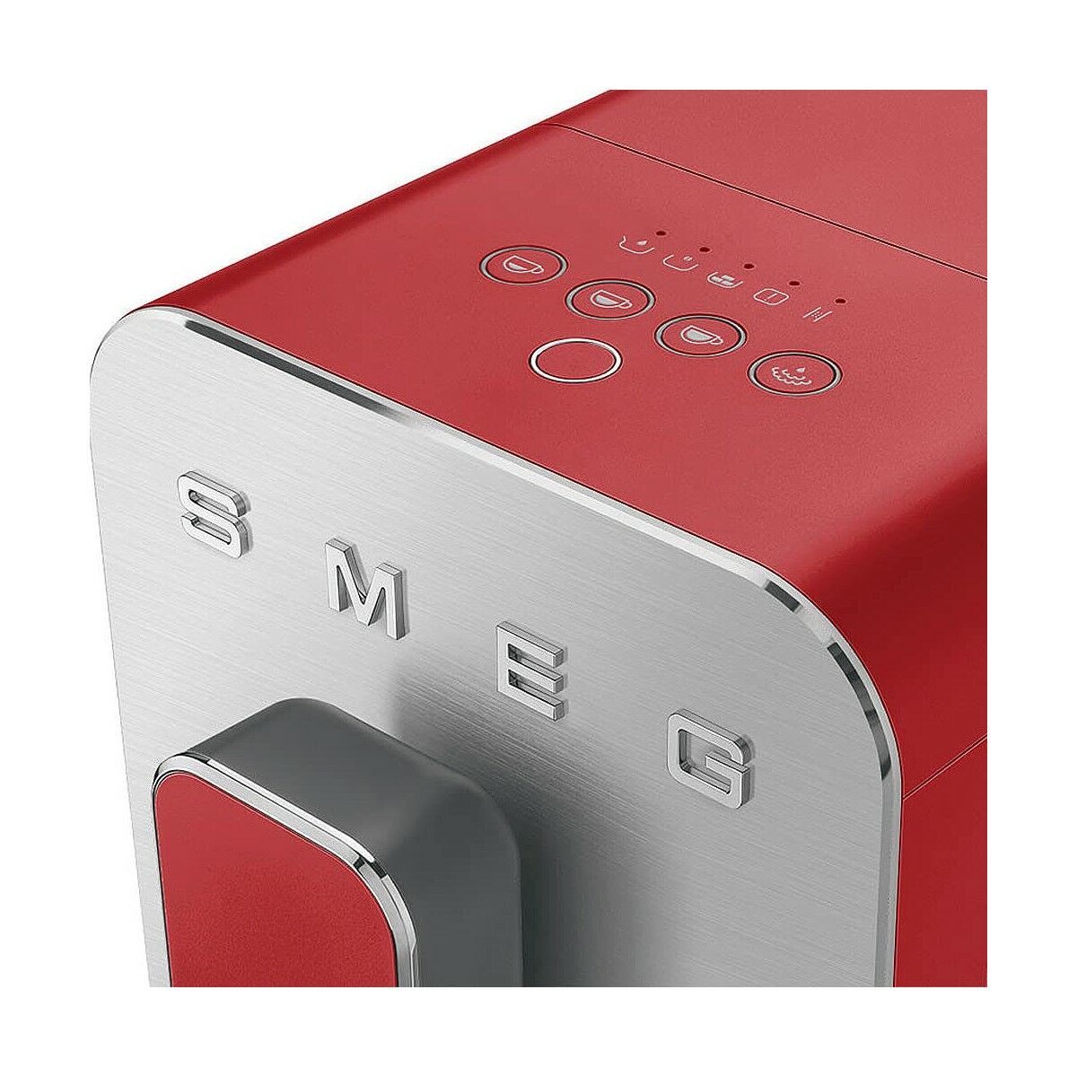 Smeg BCC02RDMEU Superautomatische Kaffeemaschine, Rot, 1350 W, 1,4 l