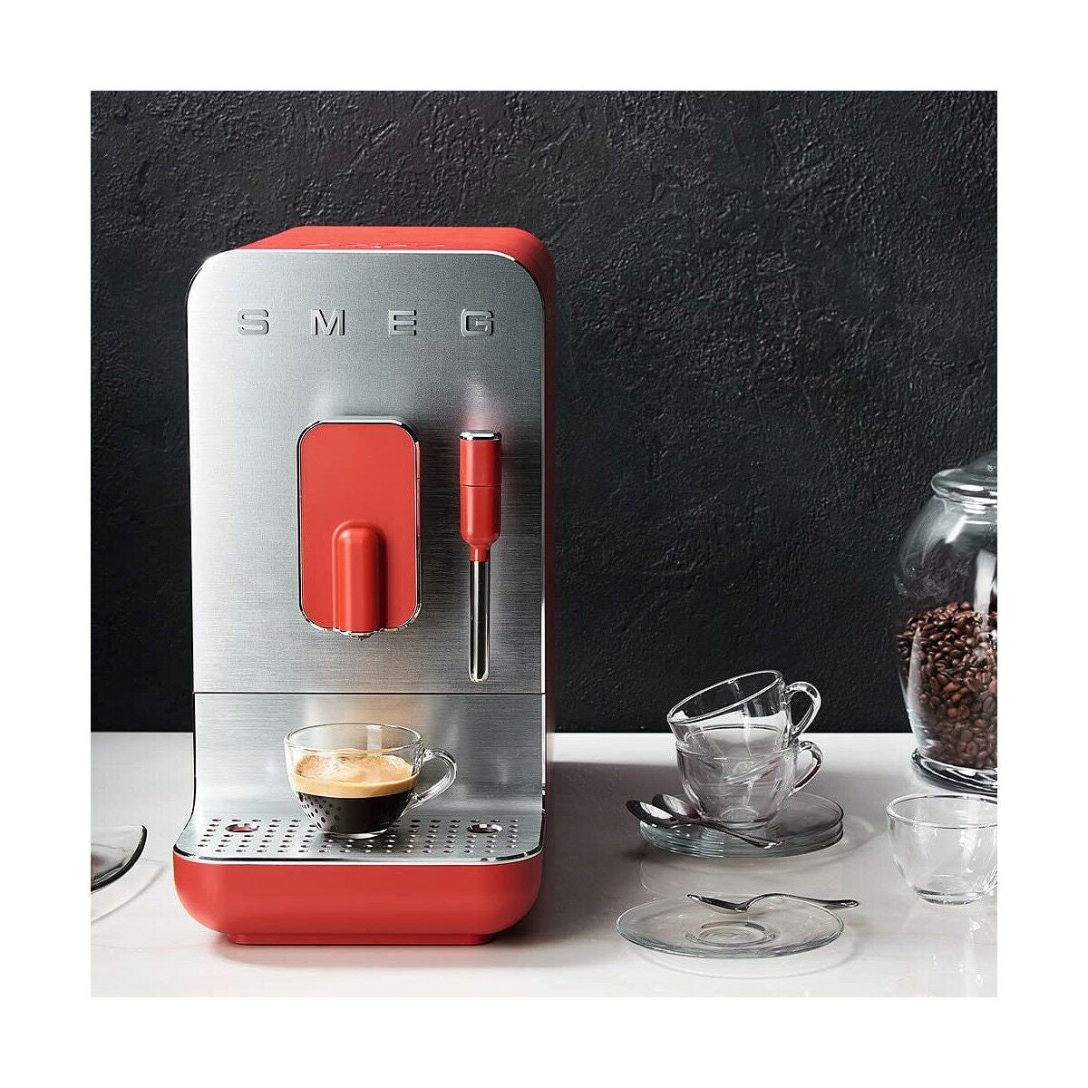 Cafetière superautomatique Smeg BCC02RDMEU Rouge 1350 W 1,4 L