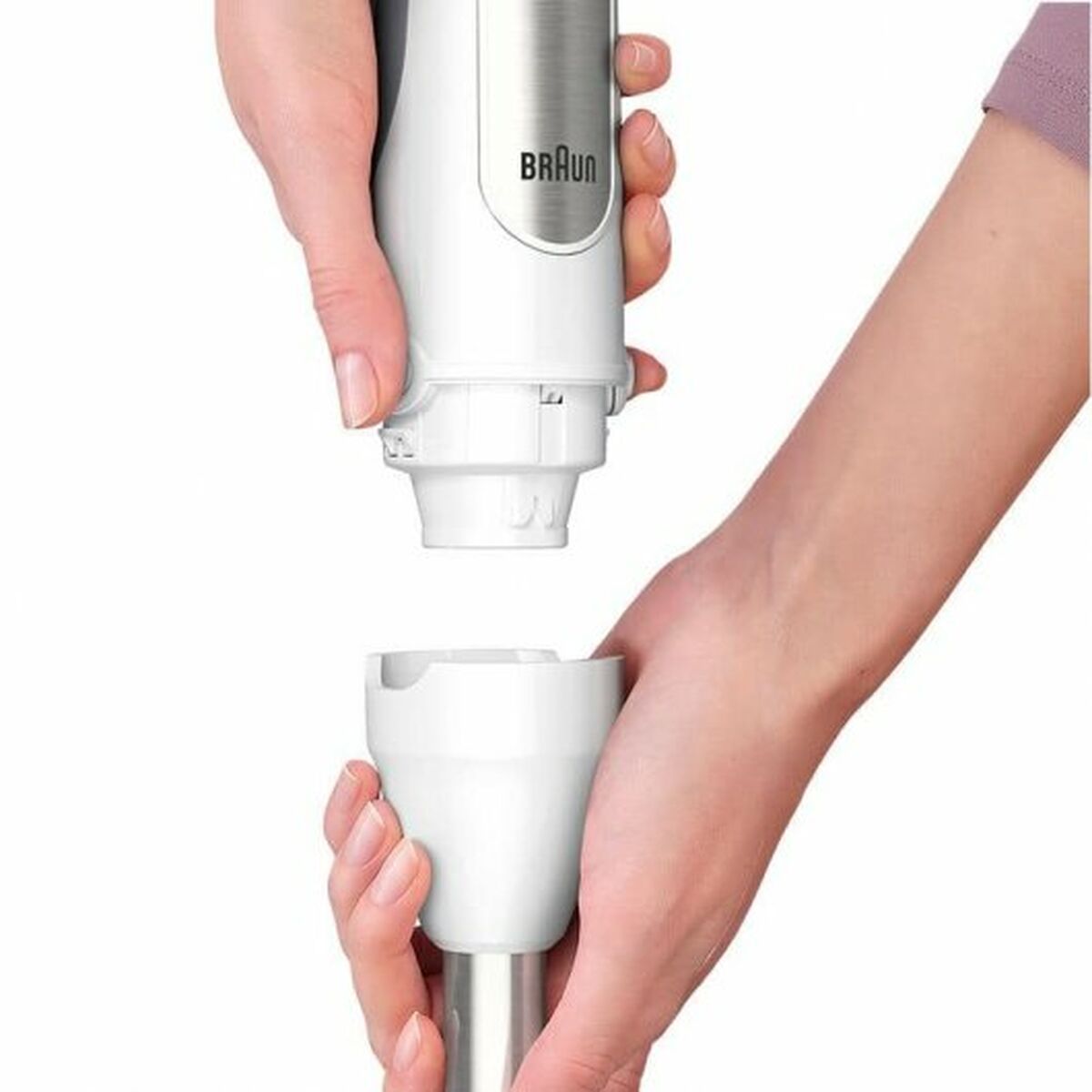 Hand-held Blender Braun MQ7000 WH White 1000 W