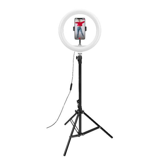 Selfie Ring Light Anneau de Lumière avec Triepied et Télécommande Celly CLICKRINGUSBBK