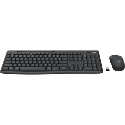 Tastatur und Maus Logitech MK370 Graphitgrau Spanisch Qwerty