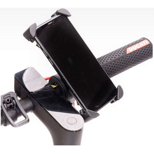 Urban Prime UP-PHO-HLD Fahrrad-Smartphone-Halterung aus schwarzem Kunststoff