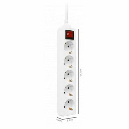 Multiprise 5 Prises avec Interrupteur Ewent EW3916 Schuko (1,5 m)