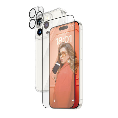 Film Protecteur pour Téléphone Portable Panzer Glass B1173+2810 Apple iPhone 15 Pro