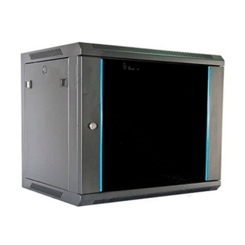 Wall-mounted Rack Cabinet 2LAN 9U Black