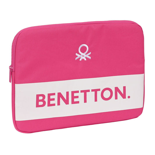 Laptophülle Benetton Himbeere Fuchsia (34 x 25 x 2 cm)