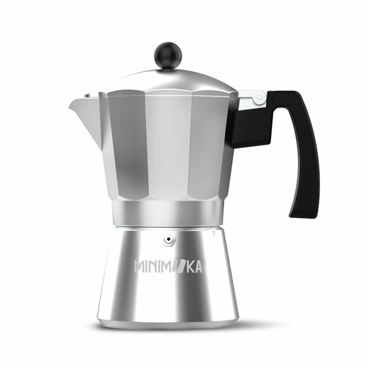 Taurus KCP9009 9T MINI MOKA Italienische Kaffeemaschine, Silber, Aluminium (9 Tassen)