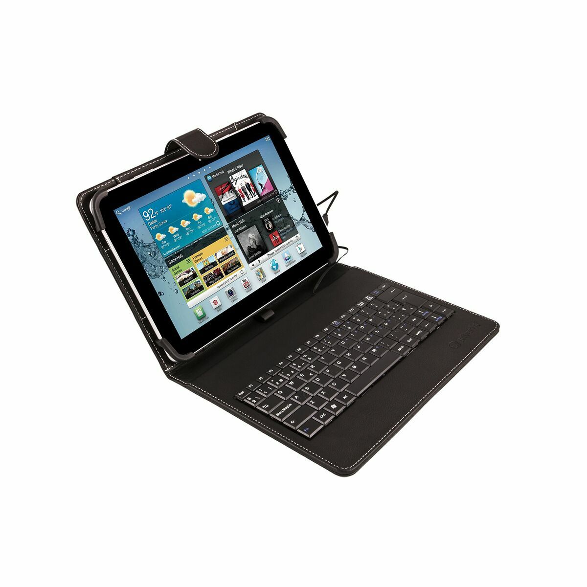 Abdeckung für Tablet und Tastatur Silver Electronics 111916040199 Spanisch Qwerty 9"-10,1"