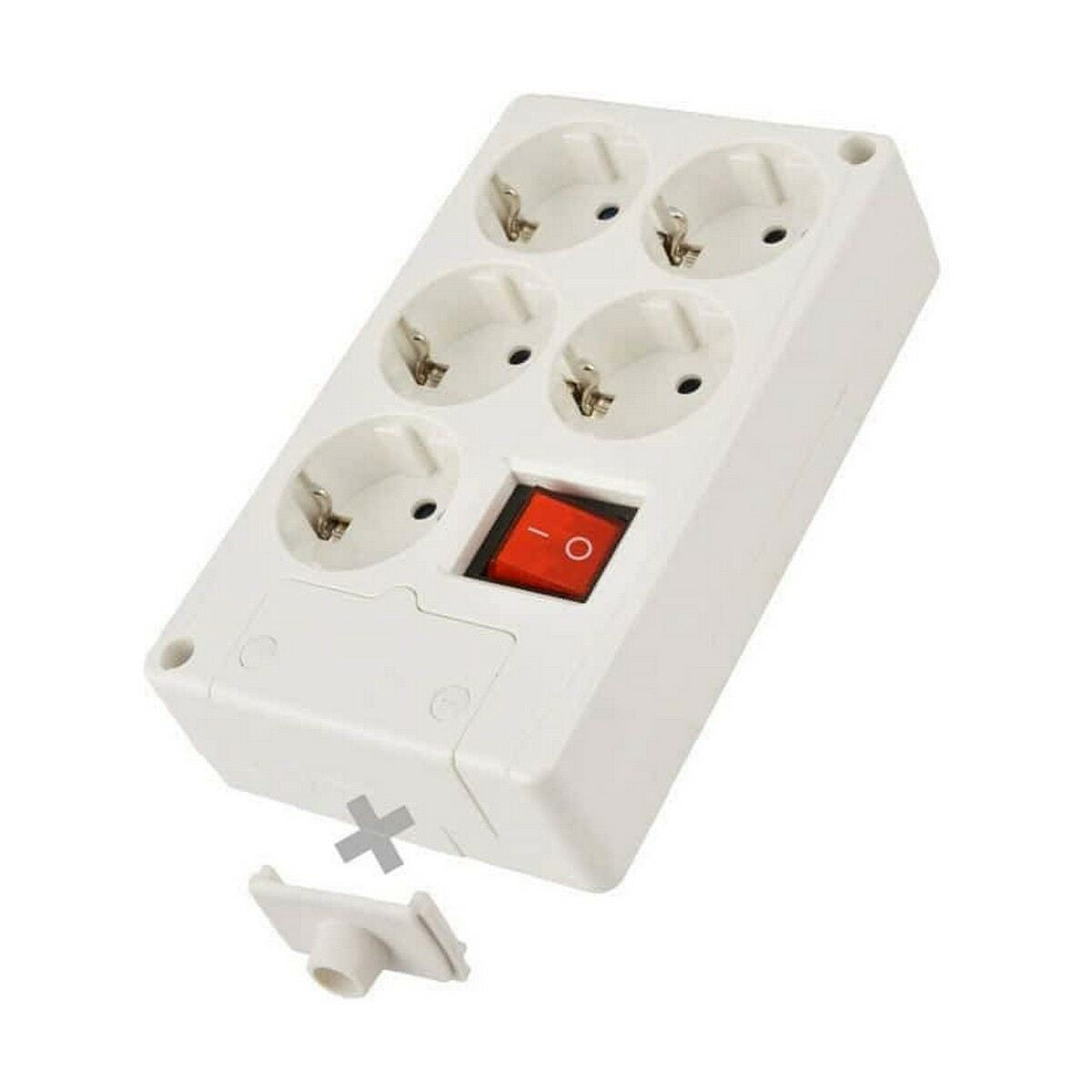 Regleta Enchufes 5 Tomas con Interruptor Solera 8105il 3500 W 16 A