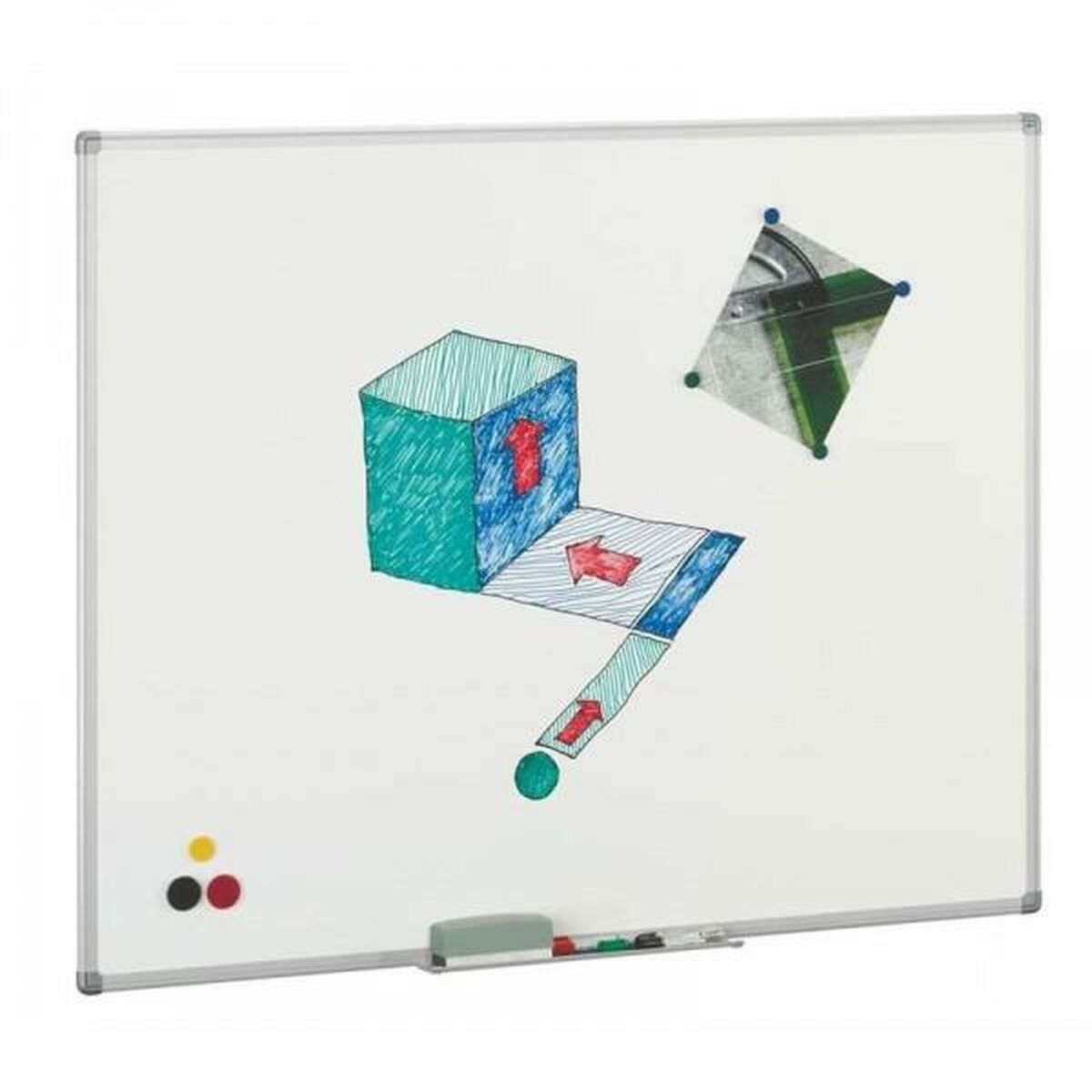 Faibo Magnetisches Whiteboard 122 x 150 cm