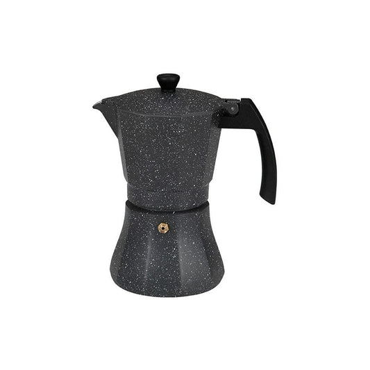 EDM Kaffeemaschine aus schwarzem Aluminium (Kaffeemaschine)