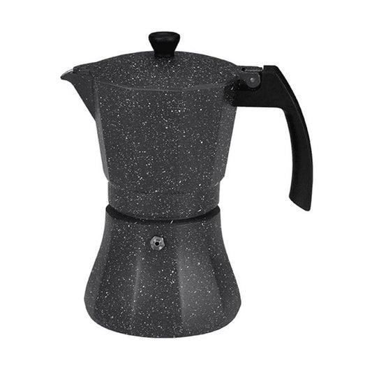 EDM Kaffeemaschine aus schwarzem Aluminium (Kaffeemaschine)