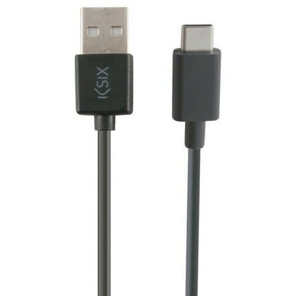 KSIX USB-C-zu-USB-Kabel 3 m Schwarz