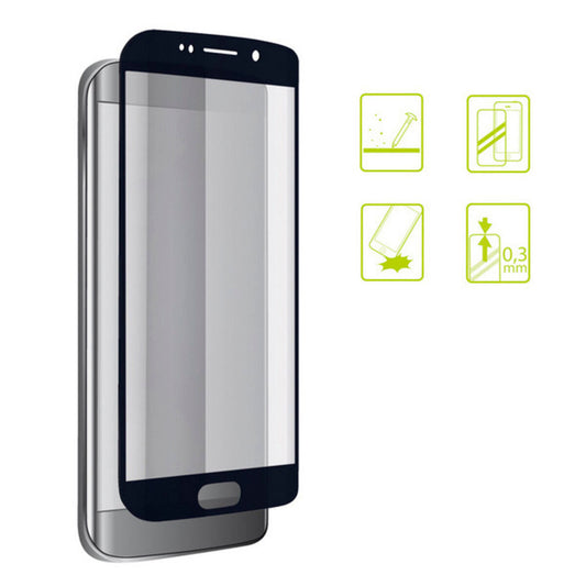 Handy-Schutzfolie aus gehärtetem Glas iPhone 7-8 Extreme 2.5D Schwarz