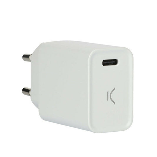 KSIX USB-Ladegerät Weiß