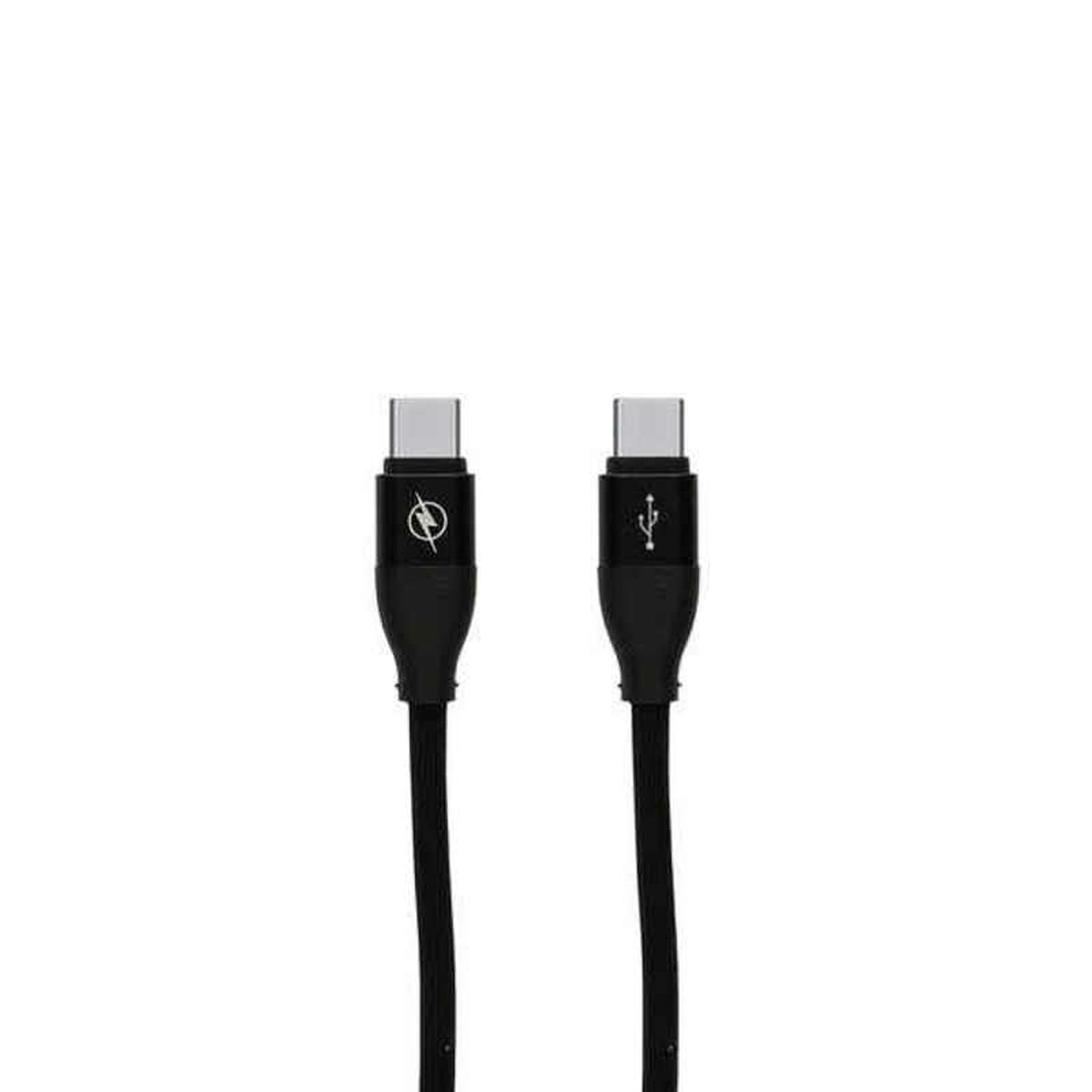 Daten-/Ladekabel mit USB-Kontakt Typ C schwarz (1,5 m)