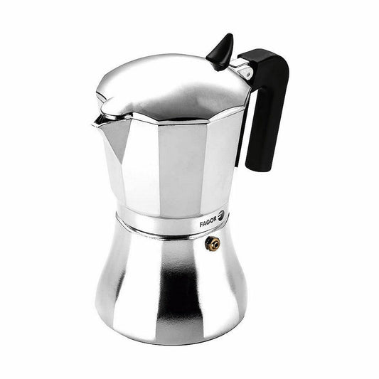 Italian Coffee Pot FAGOR Cupy Aluminium (9 Cups)