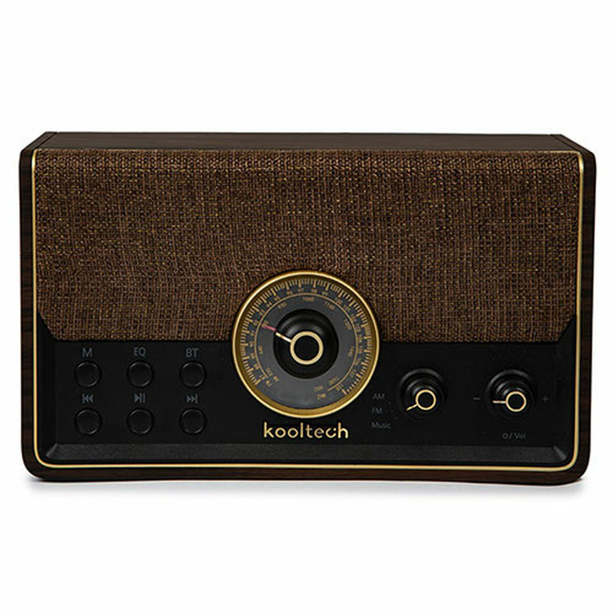 Tragbares Bluetooth-Radio im Vintage-Stil von Kooltech