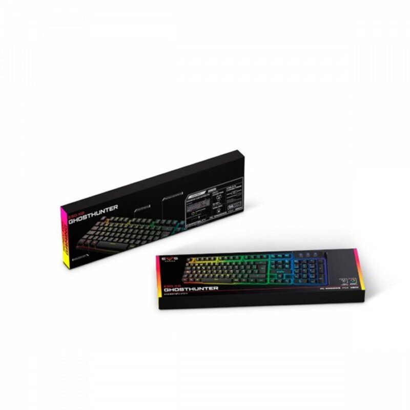 Gaming Keyboard Energy Sistem Gaming Keyboard ESG K2 Ghosthunter 1,65" AMOLED GPS 246 mAh Spanish Qwerty
