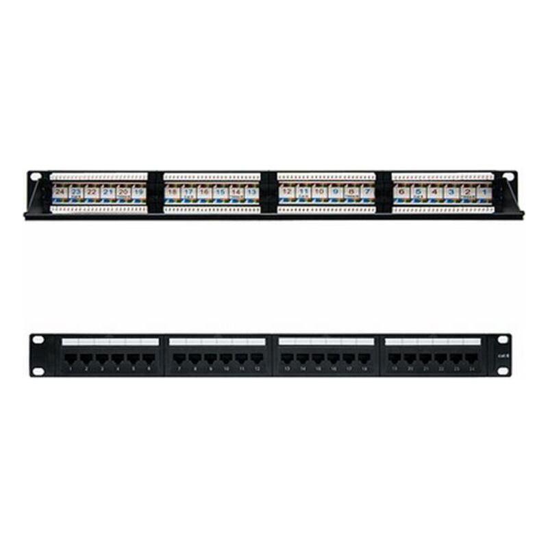 Patch Panel 24 Puertos UTP Categoría 6 NANOCABLE 10.21.3124 19" RJ45