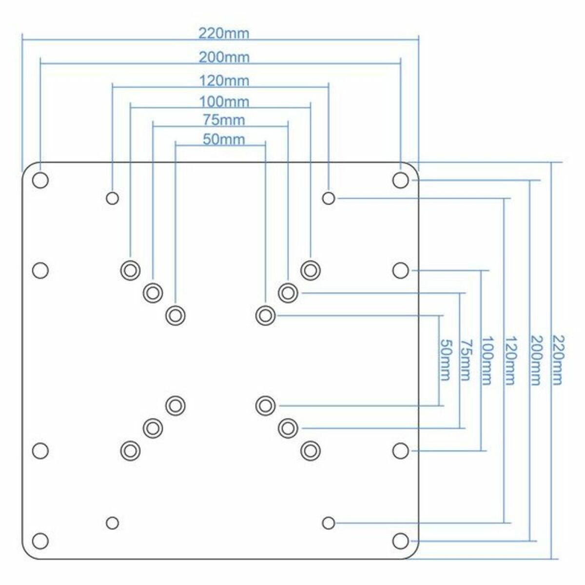 Adaptor TooQ VMA0200-B 23"-42"