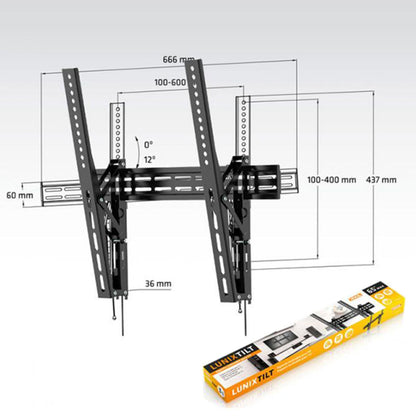 Feste TV-Halterung Axil 0571E 32"-65" 35 kg Schwarz