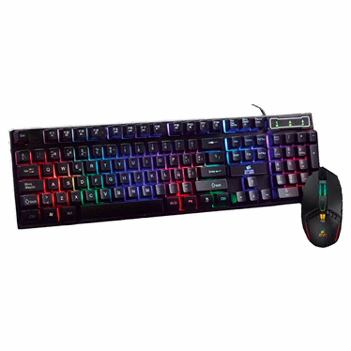 Clavier et Souris Gaming ELBE PTR-103-G Noir