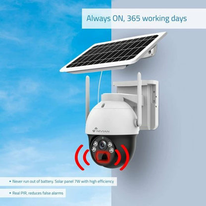 Camescope de surveillance Nivian 360º 4G(SIM)