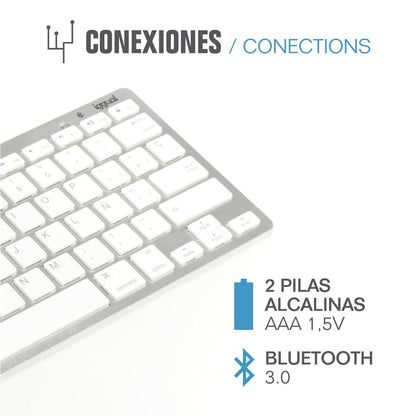 iggual Bluetooth-Tastatur IGG316788 Spanischer Affe (1 Stück)