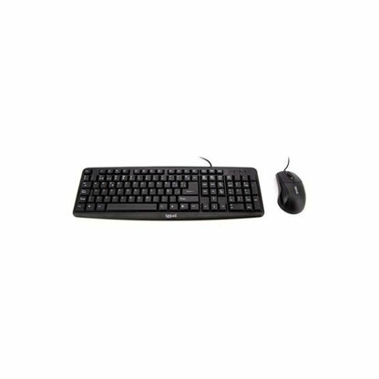 iggual COM-CK-BASIC QWERTY USB-Tastatur und -Maus