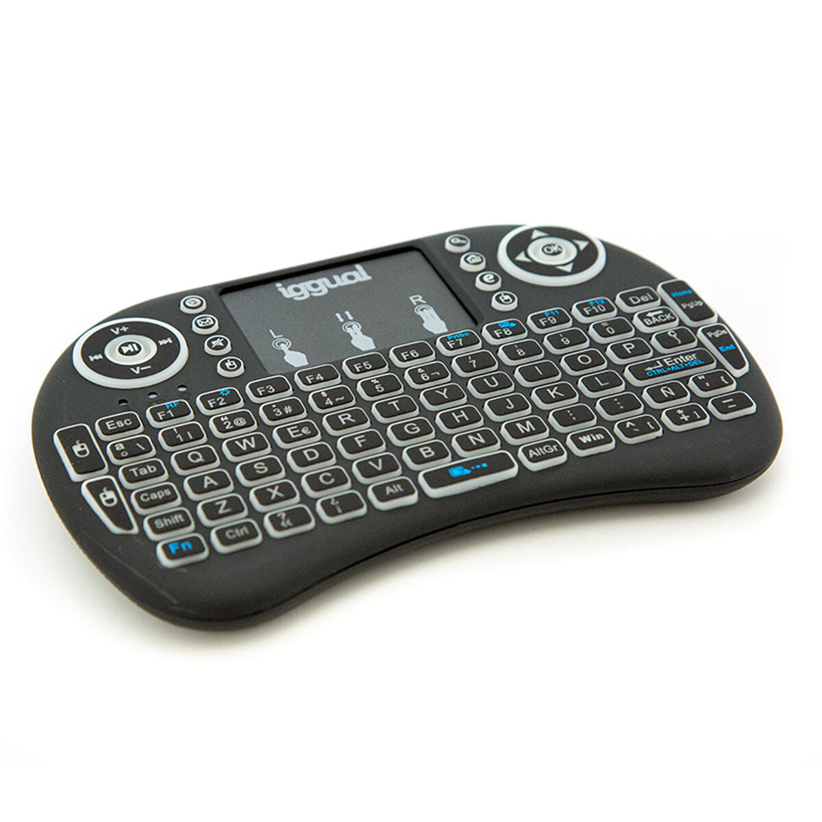 Clavier iggual Mini-Funktastatur mit Touchpanel