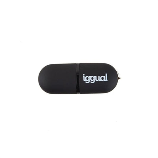 USB-Stick iggual IGG318492 Schwarz USB 2.0 x 1