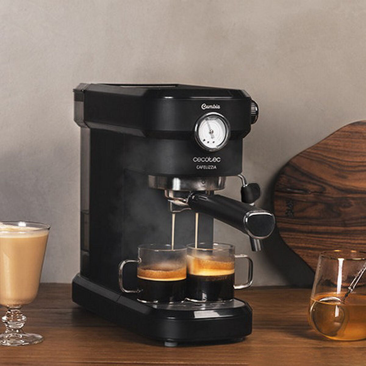 Express Manual Coffee Machine Cecotec CAFELIZZIA 1,2 L 20 bar 1350W Black Steel