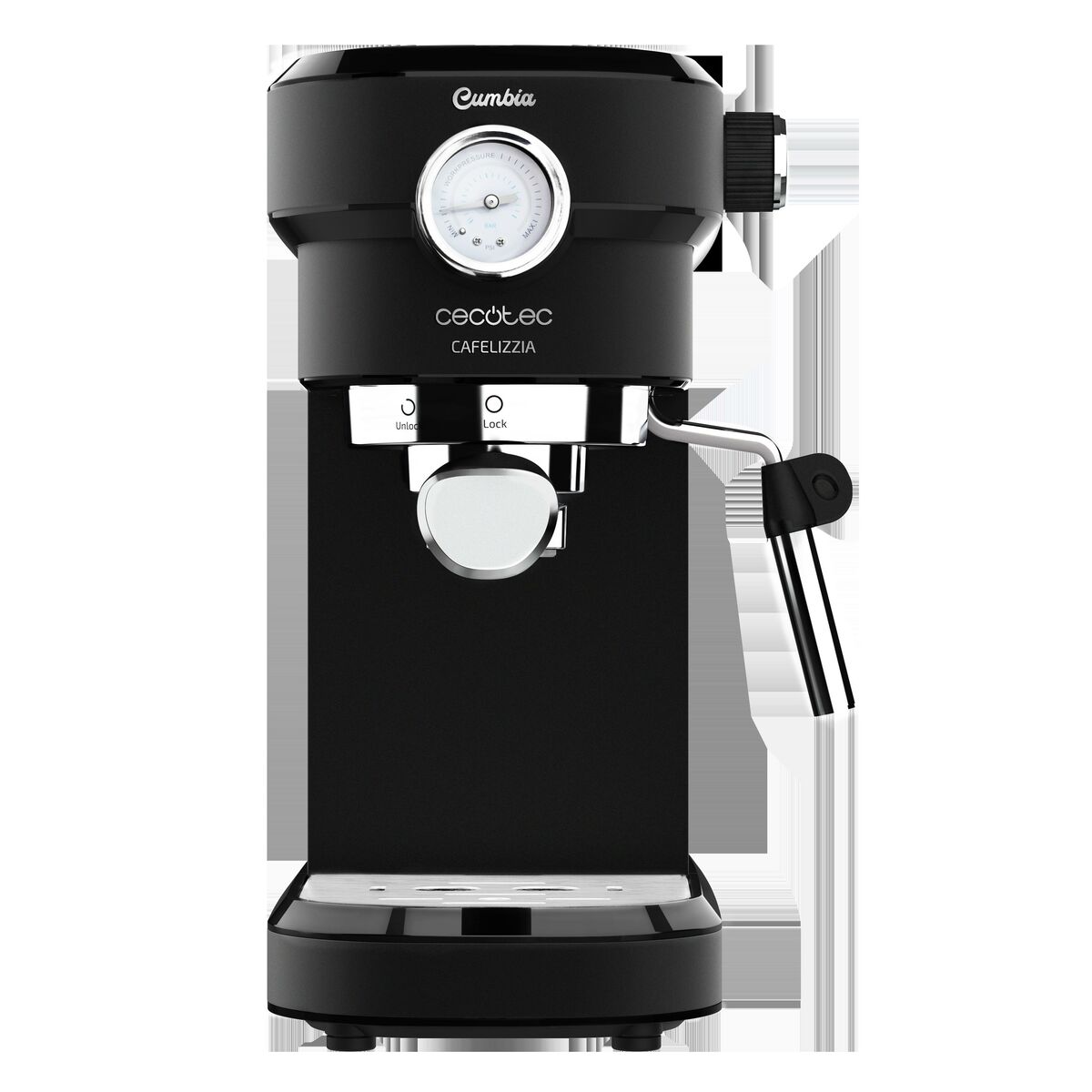 Cafetera Express de Brazo Cecotec CAFELIZZIA 1,2 L 20 bar 1350W Negro Acero