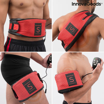 Ceinture Vibrante avec Effet Sauna InnovaGoods Rouge (Reconditionné B)