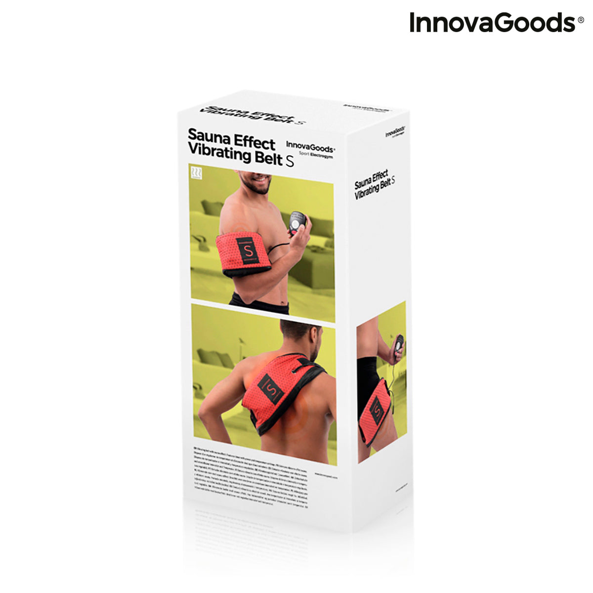 Ceinture Vibrante avec Effet Sauna InnovaGoods Rouge (Reconditionné B)