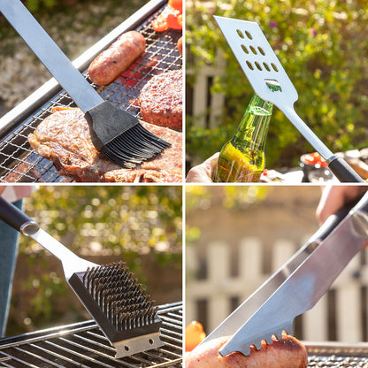 Grillbesteck-Set mit Tragetasche BBSet InnovaGoods 12-teilig 