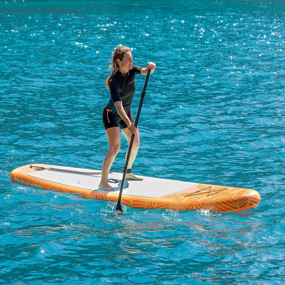 Planche de Paddle Surf Gonflable 2 en 1 avec Siège et Accessoires Siros InnovaGoods 10'5" 320 cm