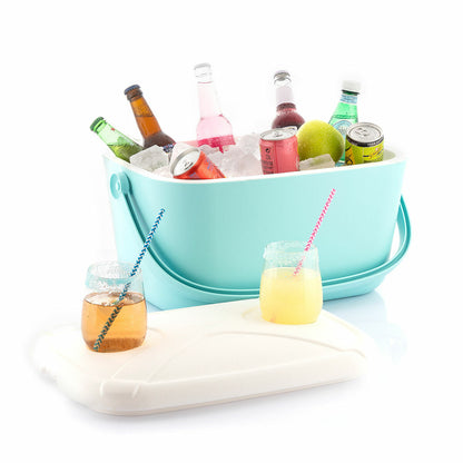 Portable Rigid Cooler Koolty InnovaGoods 20 L Turquoise Polyethylene polypropylene (Refurbished B)