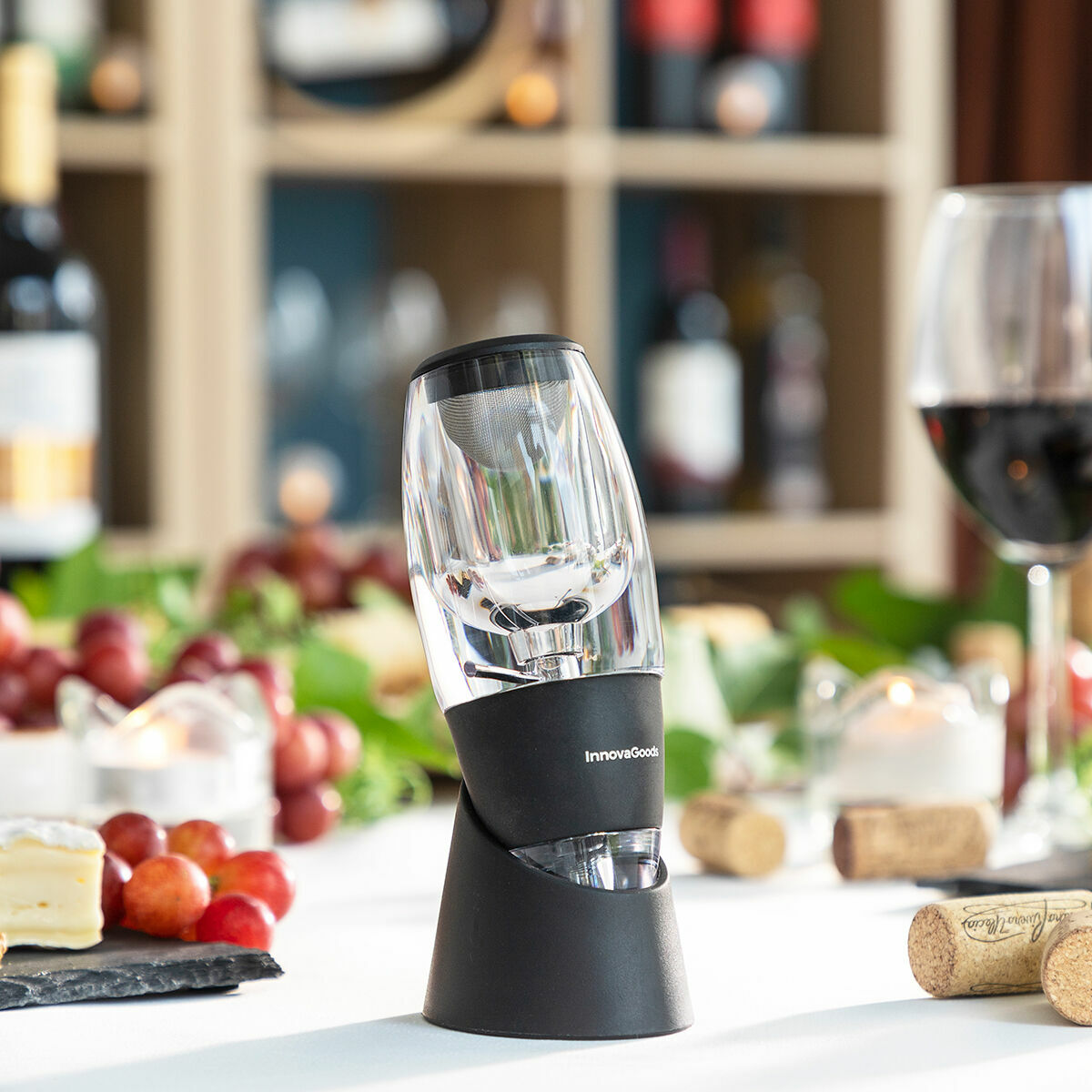 Wine Aerator with Filter, Stand and Carry Pouch Wineir InnovaGoods