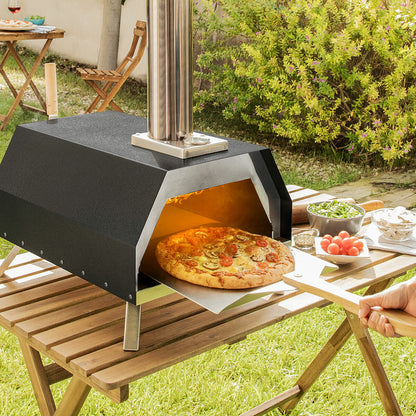 Pellet-Pizzaofen mit Zubehör Pizzahven InnovaGoods 