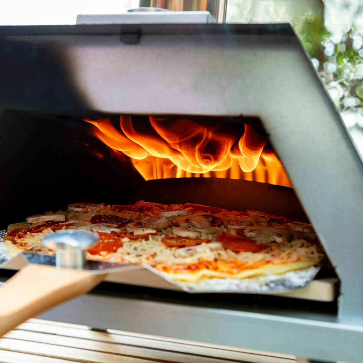 Pellet-Pizzaofen mit Zubehör Pizzahven InnovaGoods 