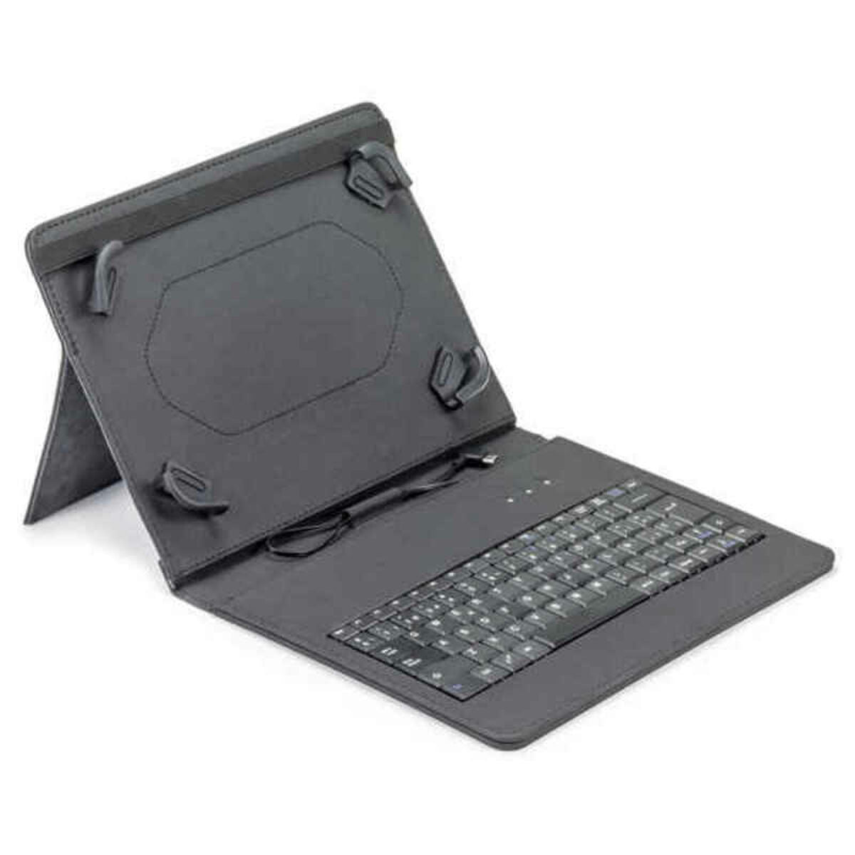 Bluetooth-Tastatur mit Unterstützung für Maillon Technologie MTKEYUSBPR3 9,7"-10,2" Tablet Schwarz