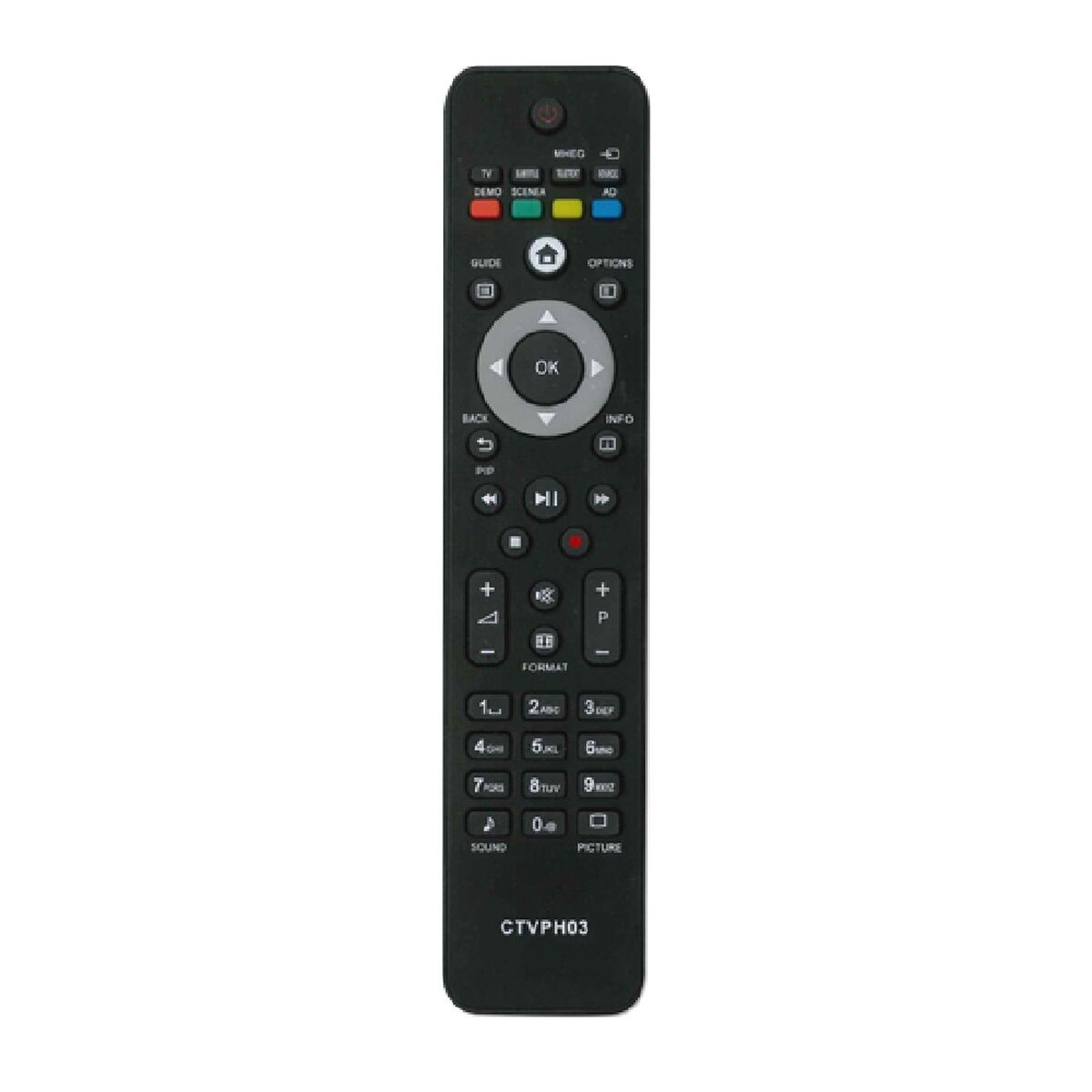 Mando a Distancia Universal para Philips Negro (Reacondicionado A)