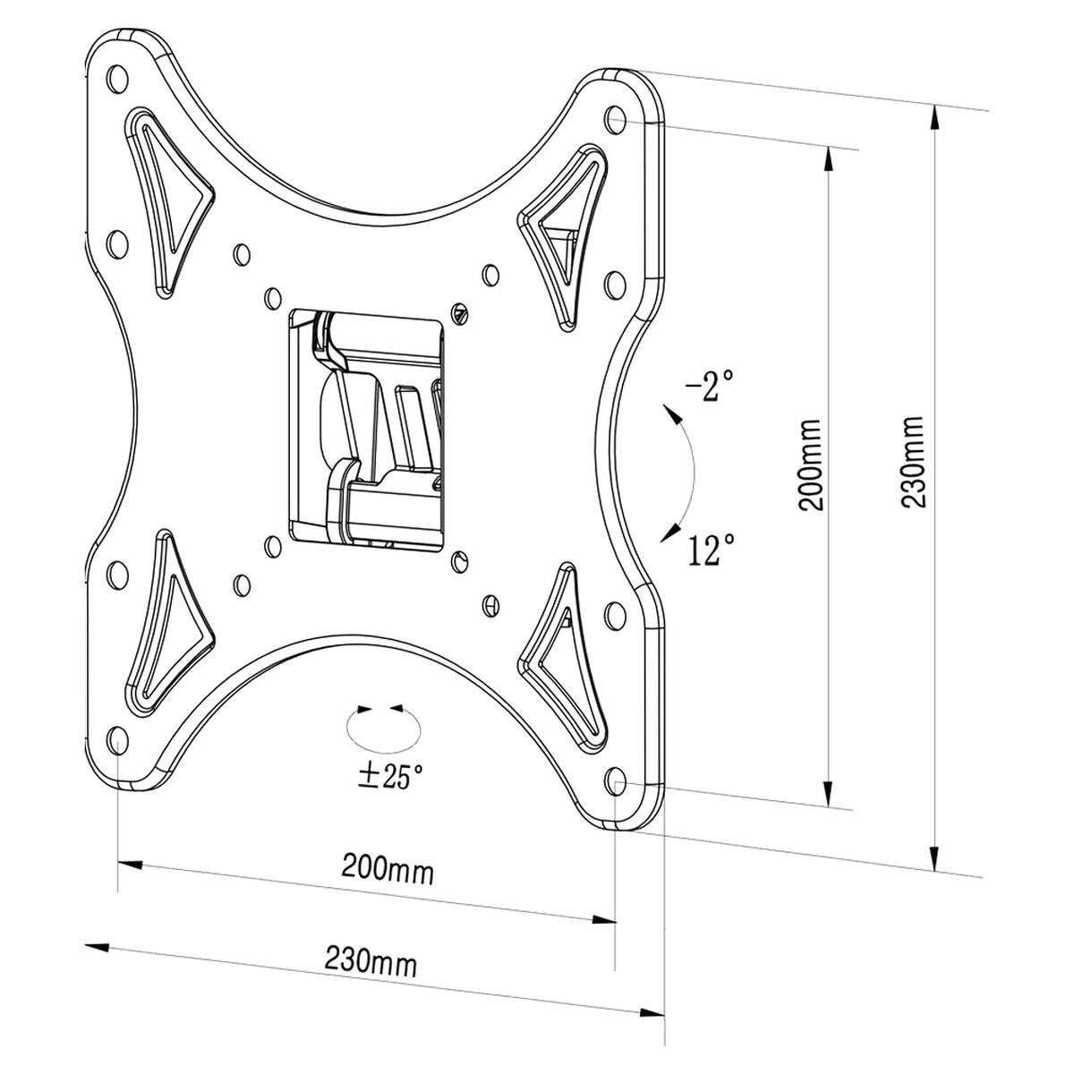 TM Electron TV-Ständer 26"-40" 25 kg