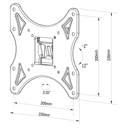 TM Electron TV-Ständer 26"-40" 25 kg